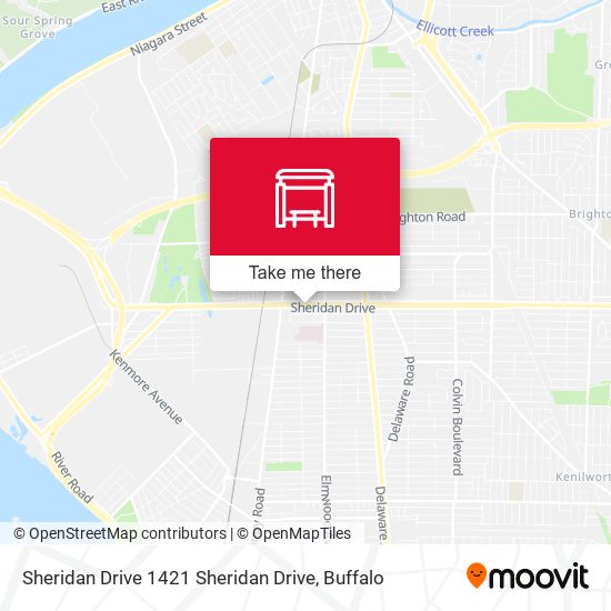 Sheridan Drive 1421 Sheridan Drive map