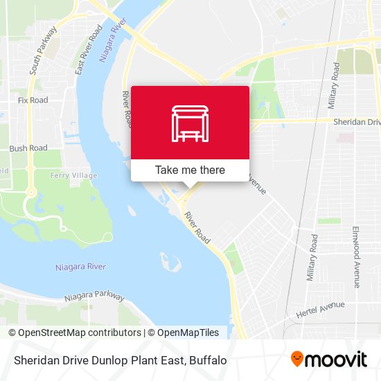 Sheridan Drive Dunlop Plant East map