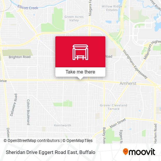 Sheridan Drive Eggert Road East map