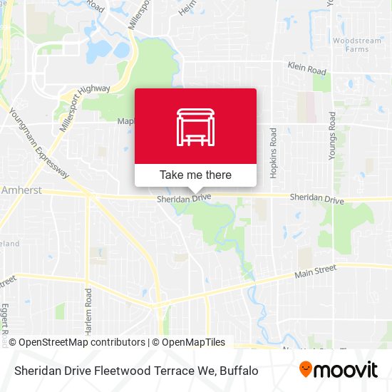 Mapa de Sheridan Drive Fleetwood Terrace We