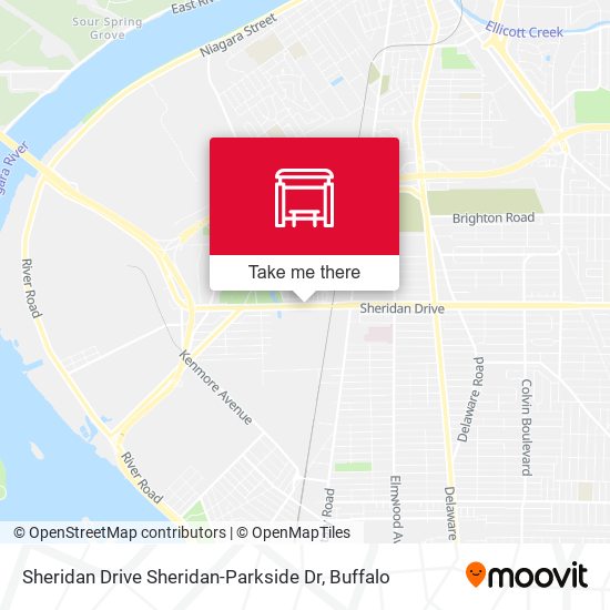 Sheridan Drive Sheridan-Parkside Dr map