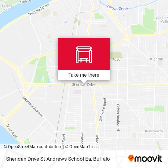 Sheridan Drive St Andrews School Ea map