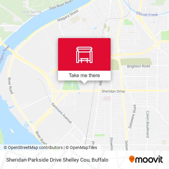 Sheridan-Parkside Drive Shelley Cou map