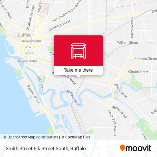 Smith Street Elk Street South map