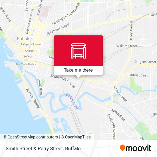 Smith Street & Perry Street map
