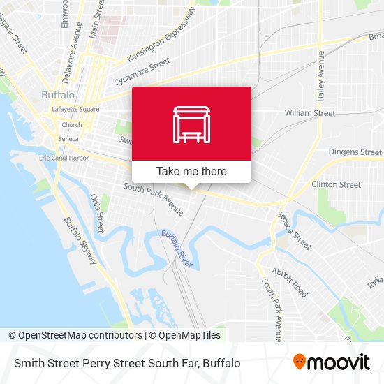 Mapa de Smith Street Perry Street South Far