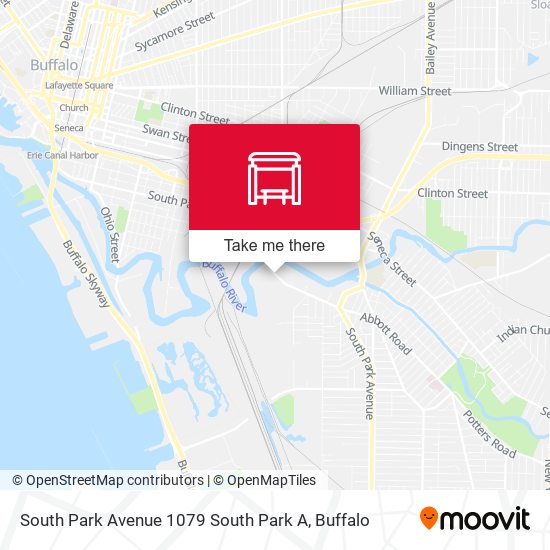 South Park Avenue 1079 South Park A map