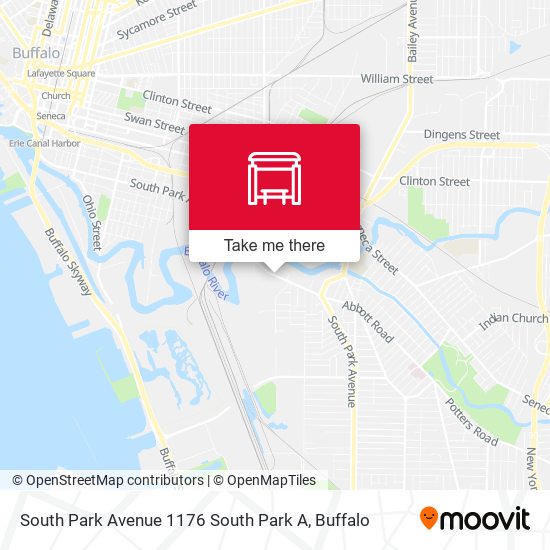 South Park Avenue 1176 South Park A map