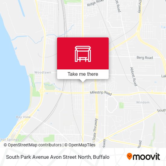 South Park Avenue Avon Street North map