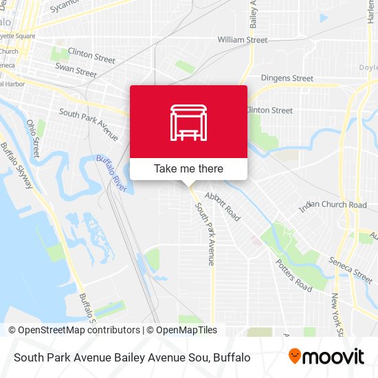South Park Avenue Bailey Avenue Sou map