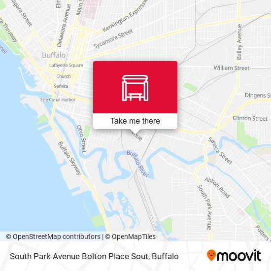 South Park Avenue Bolton Place Sout map