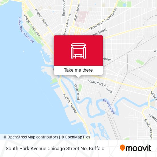 South Park Avenue Chicago Street No map
