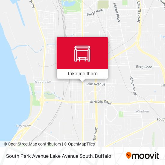 South Park Avenue Lake Avenue South map