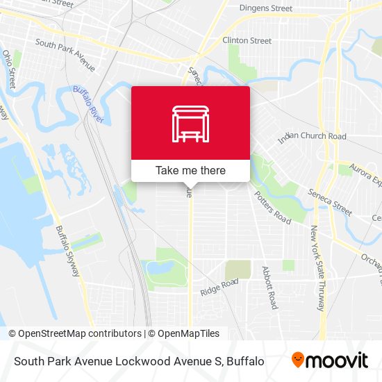 South Park Avenue Lockwood Avenue S map