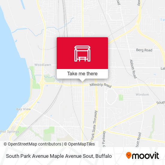 South Park Avenue Maple Avenue Sout map