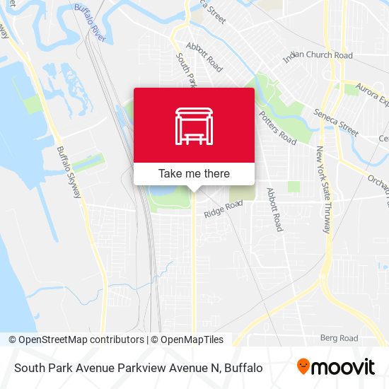 South Park Avenue Parkview Avenue N map