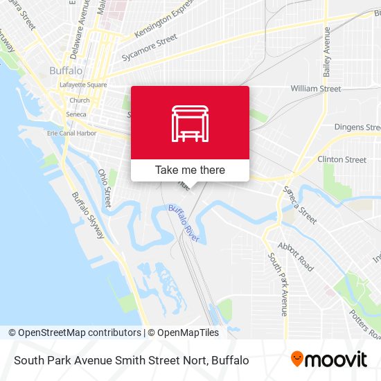 South Park Avenue Smith Street Nort map