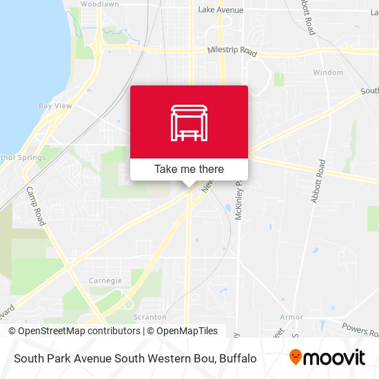 South Park Avenue South Western Bou map