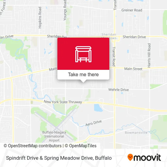 Spindrift Drive & Spring Meadow Drive map