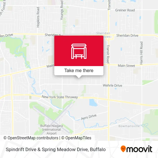 Spindrift Drive & Spring Meadow Drive map