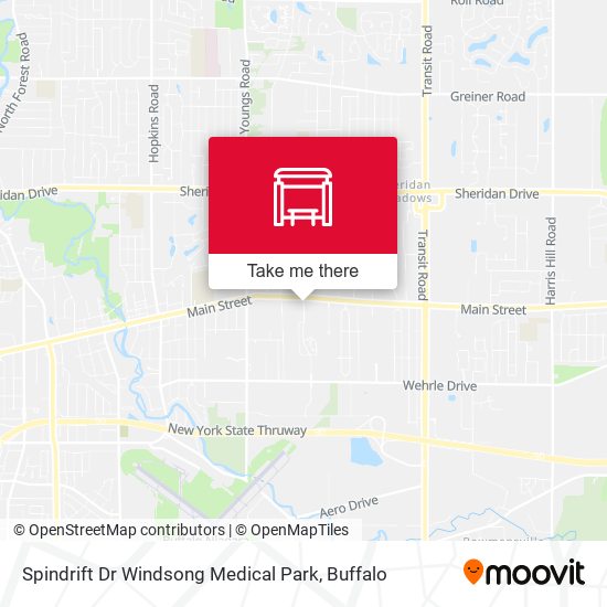 Mapa de Spindrift Dr Windsong Medical Park