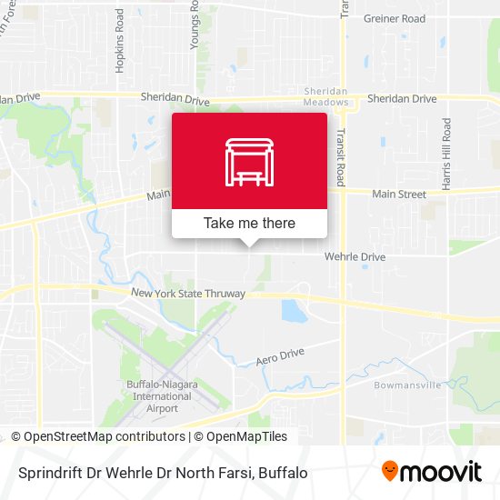 Sprindrift Dr Wehrle Dr North Farsi map