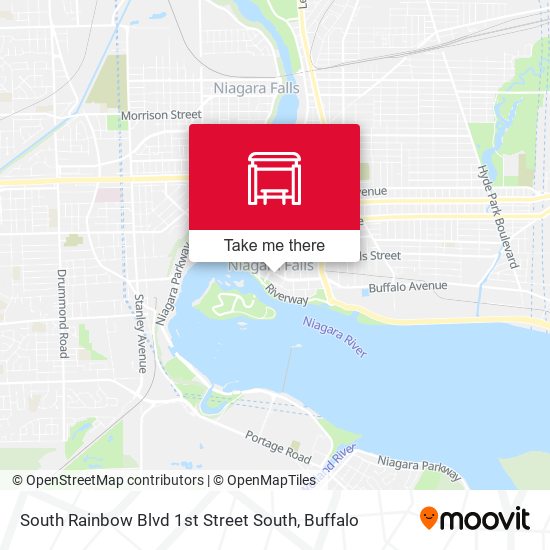 South Rainbow Blvd 1st Street South map