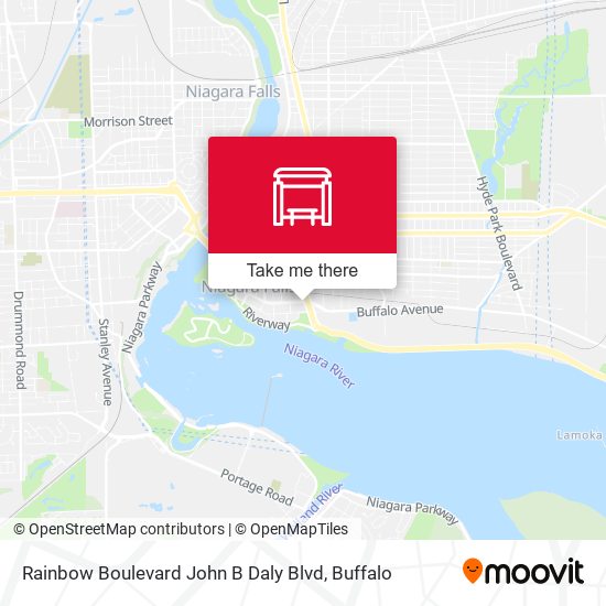 Rainbow Boulevard John B Daly Blvd map