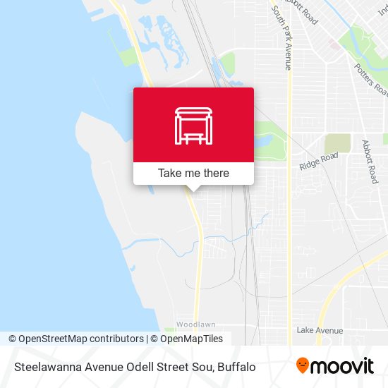 Steelawanna Avenue Odell Street Sou map