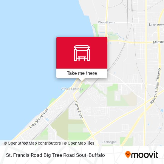 Mapa de St. Francis Road Big Tree Road Sout