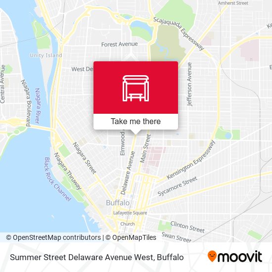 Summer Street Delaware Avenue West map