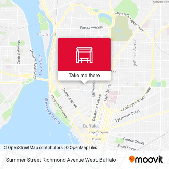 Summer Street Richmond Avenue West map
