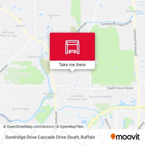 Sundridge Drive Cascade Drive South map