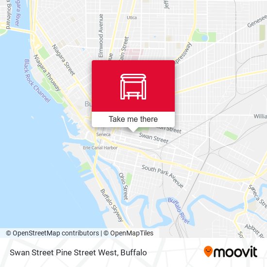 Mapa de Swan Street Pine Street West