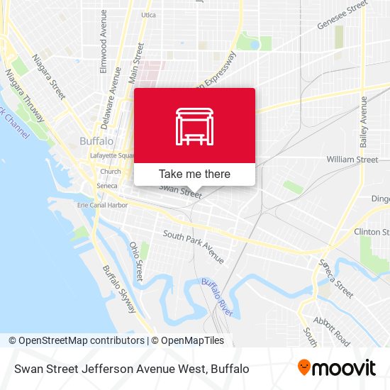 Swan Street Jefferson Avenue West map