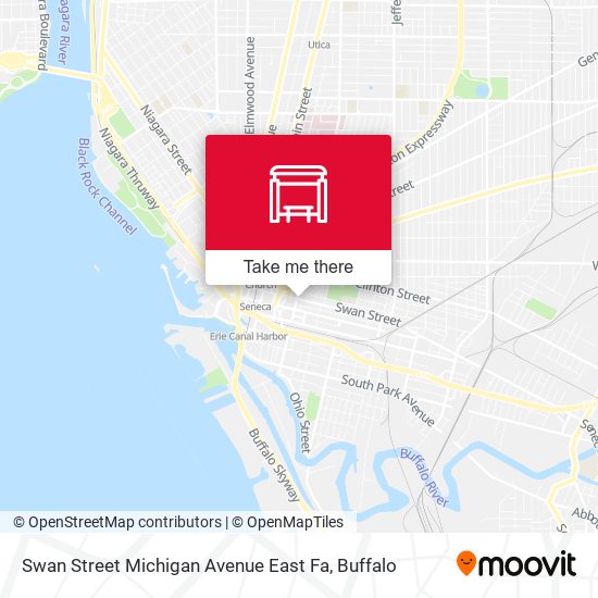 Swan Street Michigan Avenue East Fa map