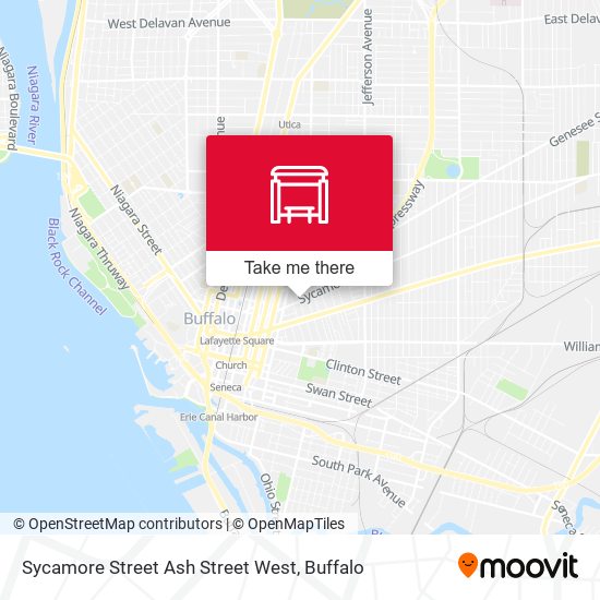 Sycamore Street Ash Street West map