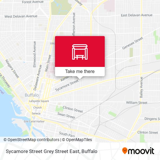 Sycamore Street Grey Street East map