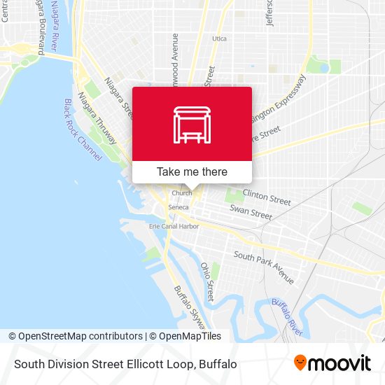 South Division Street Ellicott Loop map