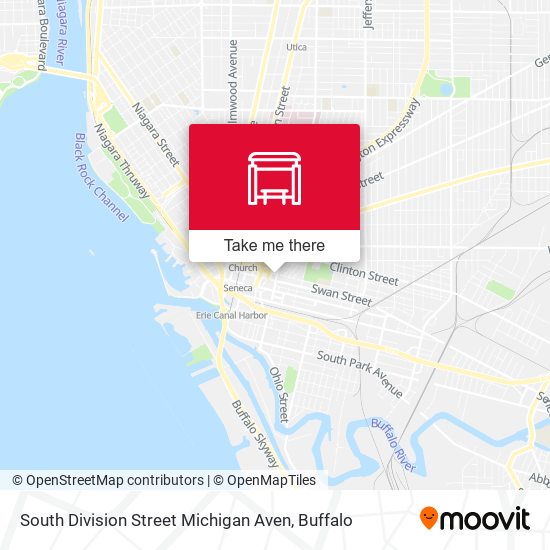 South Division Street Michigan Aven map