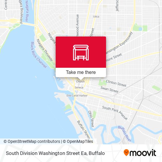 Mapa de South Division Washington Street Ea