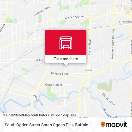 South Ogden Street South Ogden Plaz map