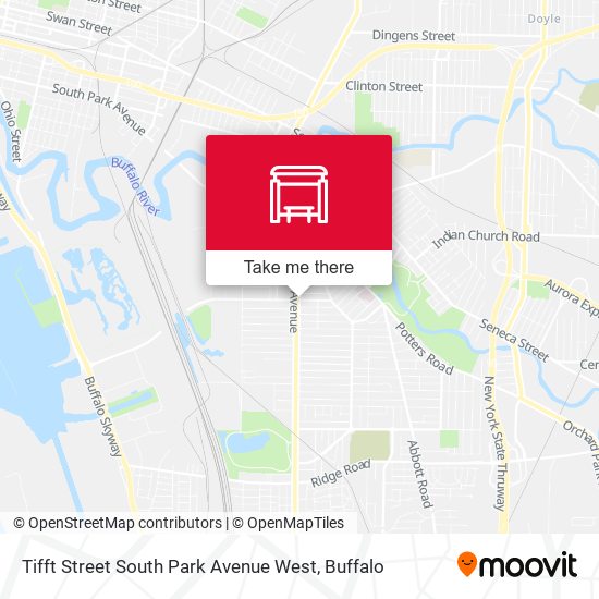 Tifft Street South Park Avenue West map
