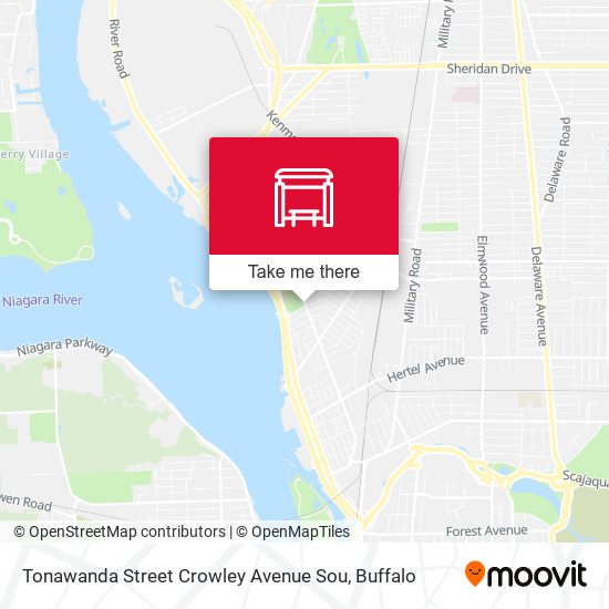 Tonawanda Street Crowley Avenue Sou map