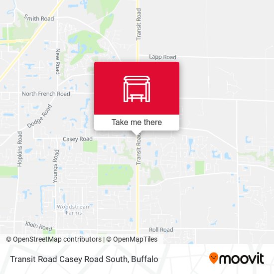 Transit Road Casey Road South map
