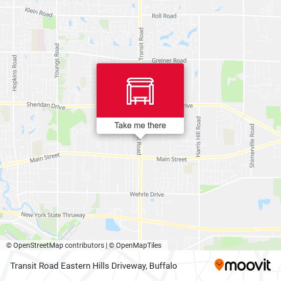 Transit Road Eastern Hills Driveway map
