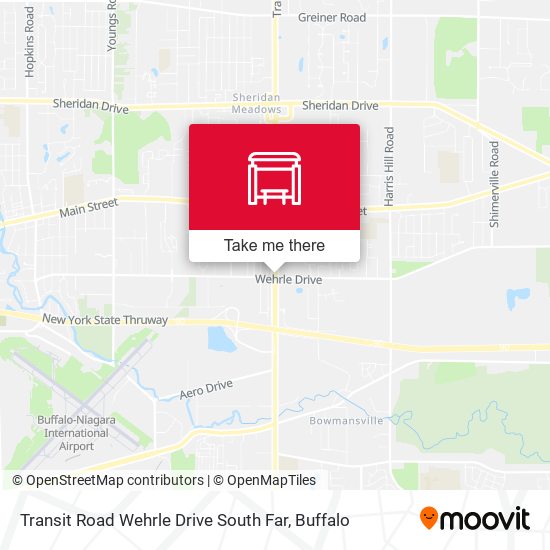 Transit Road Wehrle Drive South Far map