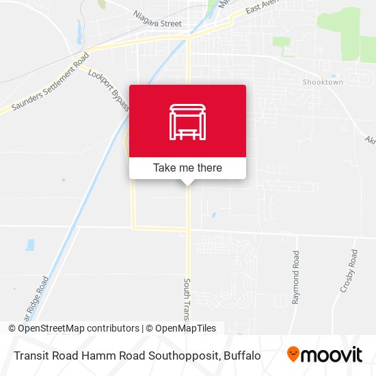 Transit Road Hamm Road Southopposit map