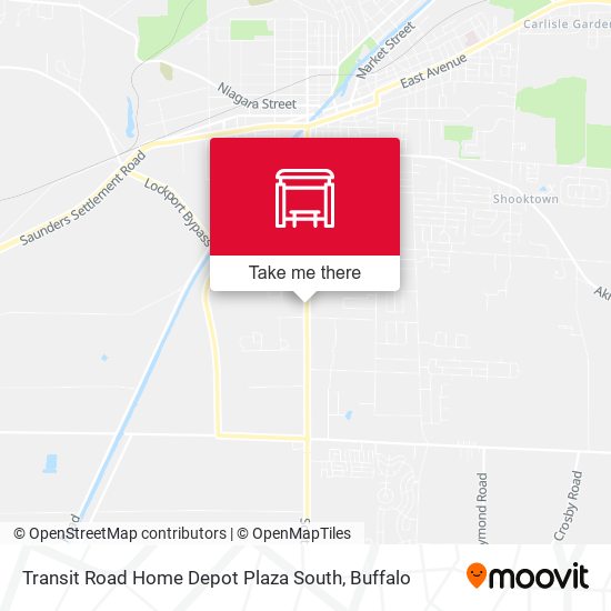 Transit Road Home Depot Plaza South map