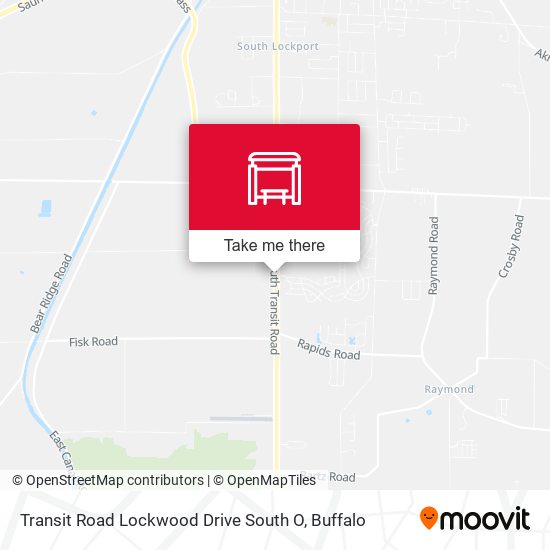 Mapa de Transit Road Lockwood Drive South O